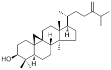 24-亚甲基环阿屯醇分子结构 (CAS 1449-09-8)