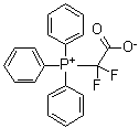 structure of CAS# 1449521-05-4, (Carboxydifluoromethyl)triphenylphosphonium inner salt;Difluoromethylene phosphabetaine; PDFA