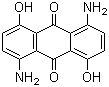 1,5-二氨基-4,8-二羟基-9,10-蒽二酮分子结构 (CAS 145-49-3)