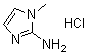 1-甲基-1H-咪唑-2-胺单盐酸盐分子结构 (CAS 1450-94-8)
