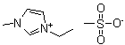 structure of CAS# 145022-45-3, 3-Ethyl-1-methylimidazolium methanesulfonate;Basionics ST 35