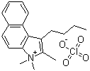 1-丁基-2,3,3-三甲基苯并[e]吲哚鎓高氯酸盐分子结构 (CAS 145038-06-8)