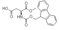 N-[(9H-Fluoren-9-ylmethoxy)carbonyl]-L-aspartic acid 1-methyl ester molecular structure (CAS 145038-52-4)