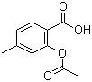 structure of CAS# 14504-07-5, O-Acetyl-4-methylsalicylic acid;2-(Acetyloxy)-4-methylbenzoic acid