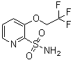 3-(2,2,2-Trifluoroethoxy)-2-pyridinesulfonamide molecular structure (CAS 145099-40-7)