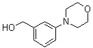 3-(4-Morpholinyl)benzenemethanol molecular structure (CAS 145127-38-4)