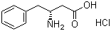 结构式 CAS# 145149-50-4, (R)-3-氨基-4-苯基丁酸盐酸盐
