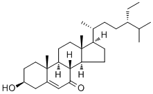 24(S)-3beta-Hydroxystigmast-5-en-7-one molecular structure (CAS 145163-97-9)