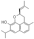 (2R)-2,3-Dihydro-4-methyl-8-(1-methylethyl)-2-(2-methyl-1-propen-1-yl)naphtho[1,8-bc]pyran-9-ol molecular structure (CAS 1452398-07-0)