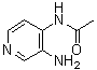 3-氨基-4-(乙酰氨基)吡啶分子结构 (CAS 145255-15-8)