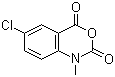 structure of CAS# 14529-12-5, 5-Chloro-N-methylisatoic anhydride;6-Chloro-1-methyl-2H-3,1-benzoxazine-2,4(1H)-dione