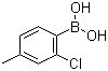 2-Chloro-4-methylphenylboronic acid molecular structure (CAS 145349-62-8)