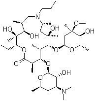 Gamithromycin molecular structure (CAS 145435-72-9)