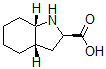 结构式 CAS# 145513-91-3, (2R,3aS,7aS)-八氢-1H-吲哚-2-羧酸