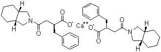 structure of CAS# 145525-41-3, Mitiglinide calcium;Calcium 2-benzyl-3-(cis-hexahydro-2-isoindolinylcarbonyl)propionate