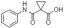 1-Phenylcarbamoylcyclopropanecarboxylic acid molecular structure (CAS 145591-80-6)