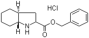 结构式 CAS# 145641-35-6, (2S,3aR,7aS)-八氢吲哚-2-甲酸苄酯盐酸盐