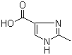结构式 CAS# 1457-58-5, 2-甲基-1H-咪唑-4-甲酸