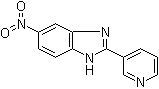 5-Nitro-2-(pyridin-3-yl)-1H-benzimidazole molecular structure (CAS 145861-59-2)