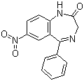 Nitrazepam molecular structure (CAS 146-22-5)