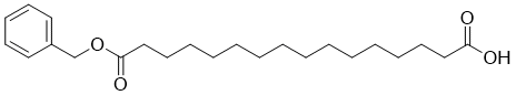 16-(Benzyloxy)-16-oxohexadecanoic acid molecular structure (CAS 146004-98-0)