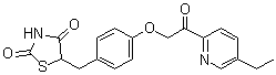 Mitoglitazone molecular structure (CAS 146062-49-9)