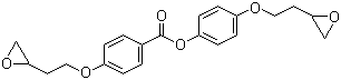 4-[2-(2-Oxiranyl)ethoxy]benzoic acid 4-[2-(2-oxiranyl)ethoxy]phenyl ester molecular structure (CAS 146063-25-4)