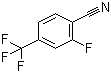2-Fluoro-4-(trifluoromethyl)benzonitrile molecular structure (CAS 146070-34-0)
