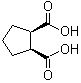 cis-1,2-Cyclopentanedicarboxylic acid molecular structure (CAS 1461-96-7)