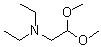 N,N-Diethyl-2,2-dimethoxyethanamine molecular structure (CAS 14610-73-2)