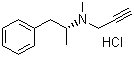 结构式 CAS# 14611-52-0, 盐酸司来吉兰; 盐酸丙炔苯并胺; (R)-N,alpha-二甲基-N-(2-丙炔基)苯乙胺盐酸盐
