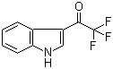structure of CAS# 14618-45-2, 2,2,2-Trifluoro-1-(1H-indol-3-yl)-1-ethanone