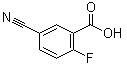 structure of CAS# 146328-87-2, 5-Cyano-2-fluorobenzoic acid