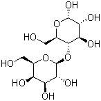 Lactose molecular structure (CAS 14641-93-1)