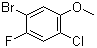 structure of CAS# 146447-18-9, 5-Bromo-2-chloro-4-fluoroanisole;1-Bromo-4-chloro-2-fluoro-5-methoxybenzene
