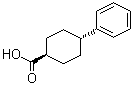 structure of CAS# 1466-73-5, trans-4-Phenylcyclohexane-1-carboxylic acid