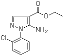 5-Amino-1-(2-chlorophenyl)-1H-pyrazole-4-carboxylic acid ethyl ester molecular structure (CAS 14678-86-5)