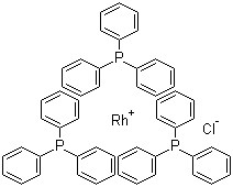 Tris(triphenylphosphine)chlororhodium molecular structure (CAS 14694-95-2)