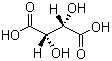 结构式 CAS# 147-71-7, D-酒石酸; D-2,3-二羟基丁二酸