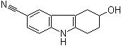 2,3,4,9-Tetrahydro-3-hydroxy-1H-carbazole-6-carbonitrile molecular structure (CAS 147009-31-2)