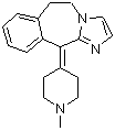 6,11-Dihydro-11-(1-methyl-4-piperidinylidene)-5H-imidazo[2,1-b][3]benzazepine molecular structure (CAS 147083-36-1)