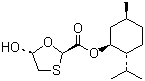 structure of CAS# 147126-62-3, (2R,5R)-5-Hydroxy-1,3-oxathiolane-2-carboxylic acid (1R,2S,5R)-5-methyl-2-(1-methylethyl)cyclohexyl ester;[1R-[1a(2R*,5R*),2b,5a]]-5-Hydroxy-1,3-Oxathiolane-2-carboxylic acid 5-methyl-2-(1-methylethyl)cyclohexyl ester
