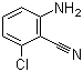 2-氨基-6-氯苯腈分子结构 (CAS 147249-41-0)
