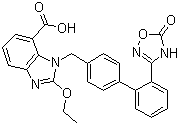 Azilsartan molecular structure (CAS 147403-03-0)