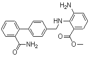 Azilsartan impurity F molecular structure (CAS 147404-75-9)