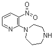 1-(3-Nitropyridin-2-yl)-1,4-diazepane molecular structure (CAS 147539-29-5)