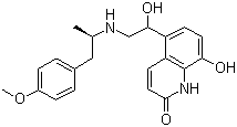 结构式 CAS# 147568-66-9, 卡莫特罗