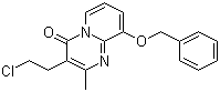3-(2-氯乙基)-2-甲基-9-苄氧基-4H-吡啶并[1,2A]嘧啶-4-酮分子结构 (CAS 147687-17-0)