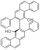 structure of CAS# 147702-16-7, (3R)-2,2'-Diphenyl[3,3'-biphenanthrene]-4,4'-diol;(R)-VAPOL
