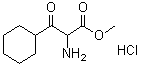 alpha-氨基-beta-氧代环己烷丙酸甲酯盐酸盐分子结构 (CAS 147745-20-8)